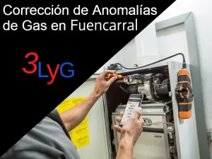 correccion de anomalias de gas en Fuencarral