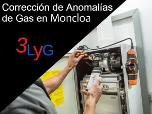 correccion de anomalias de gas en Moncloa